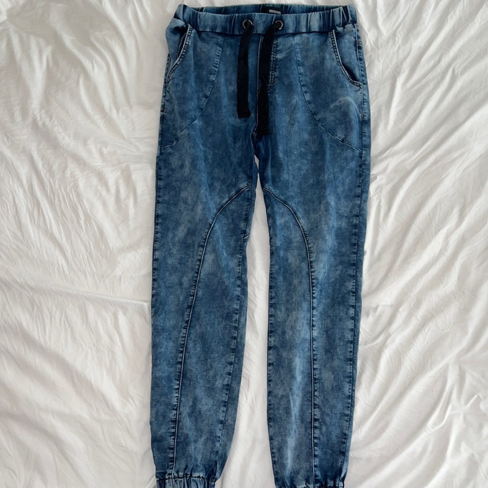 HEMOON denim joggers